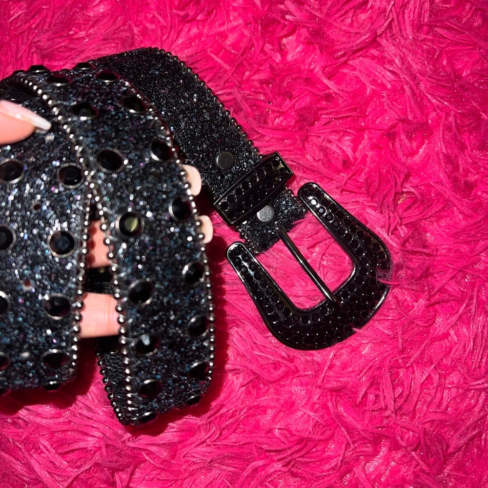 Rhinestone belt
